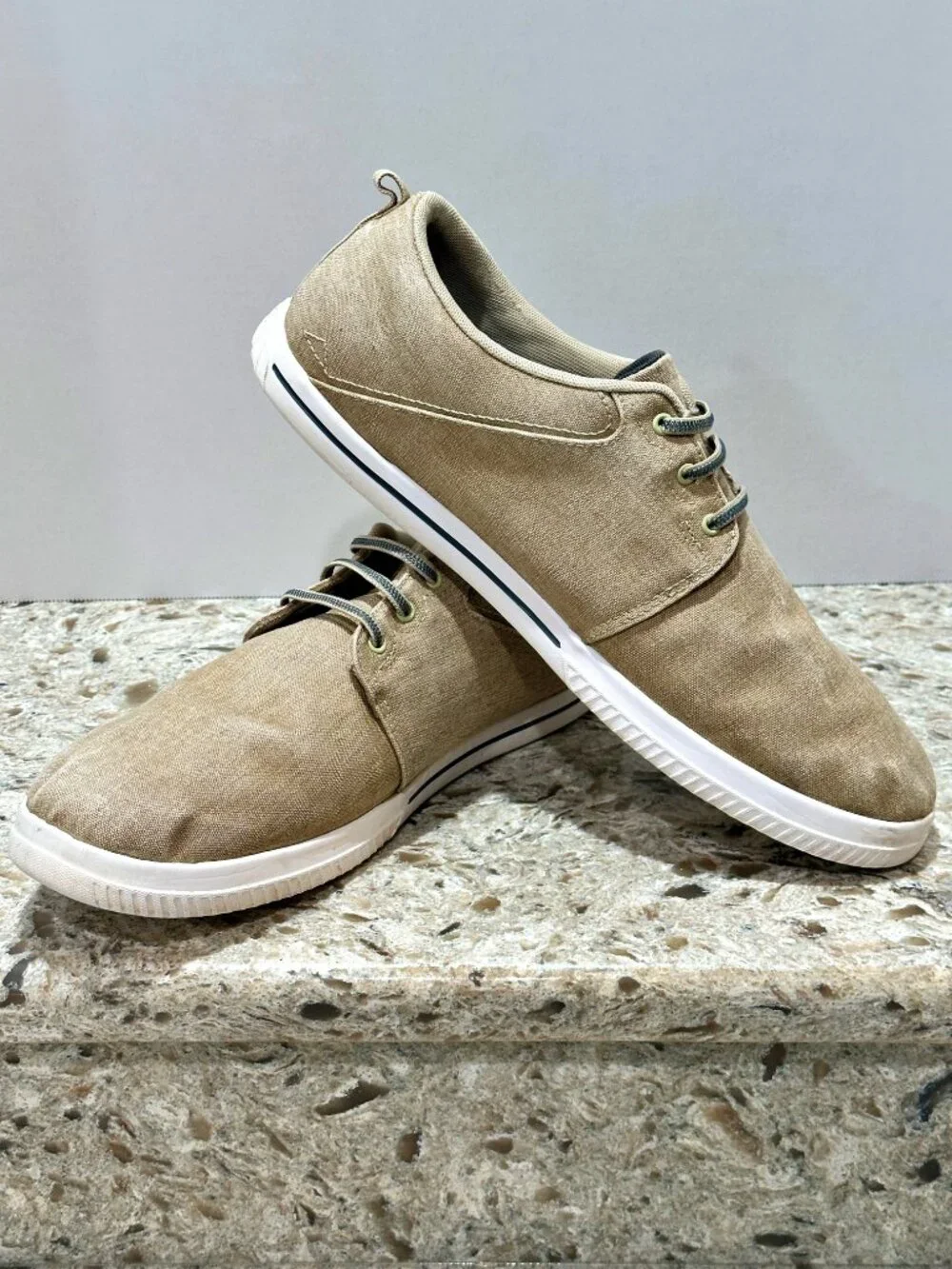 Under Armour Street Encounter IV Mens 14 Tan Canvas Casual Shoes 3027969-200